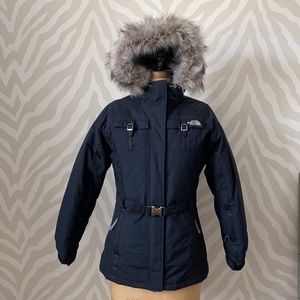 Women’s Black North Face Parka